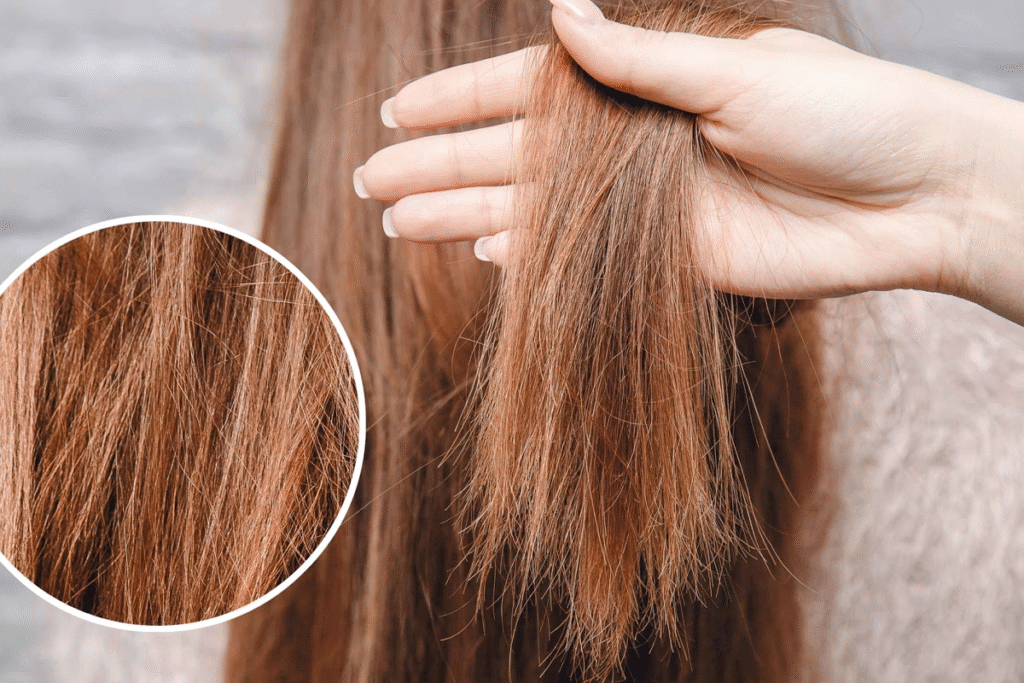 Tac dong cua mai toc sau khi lam hoa chat