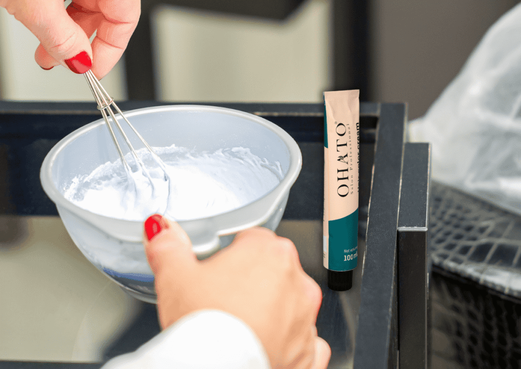 Cach mix mau nhuom toc