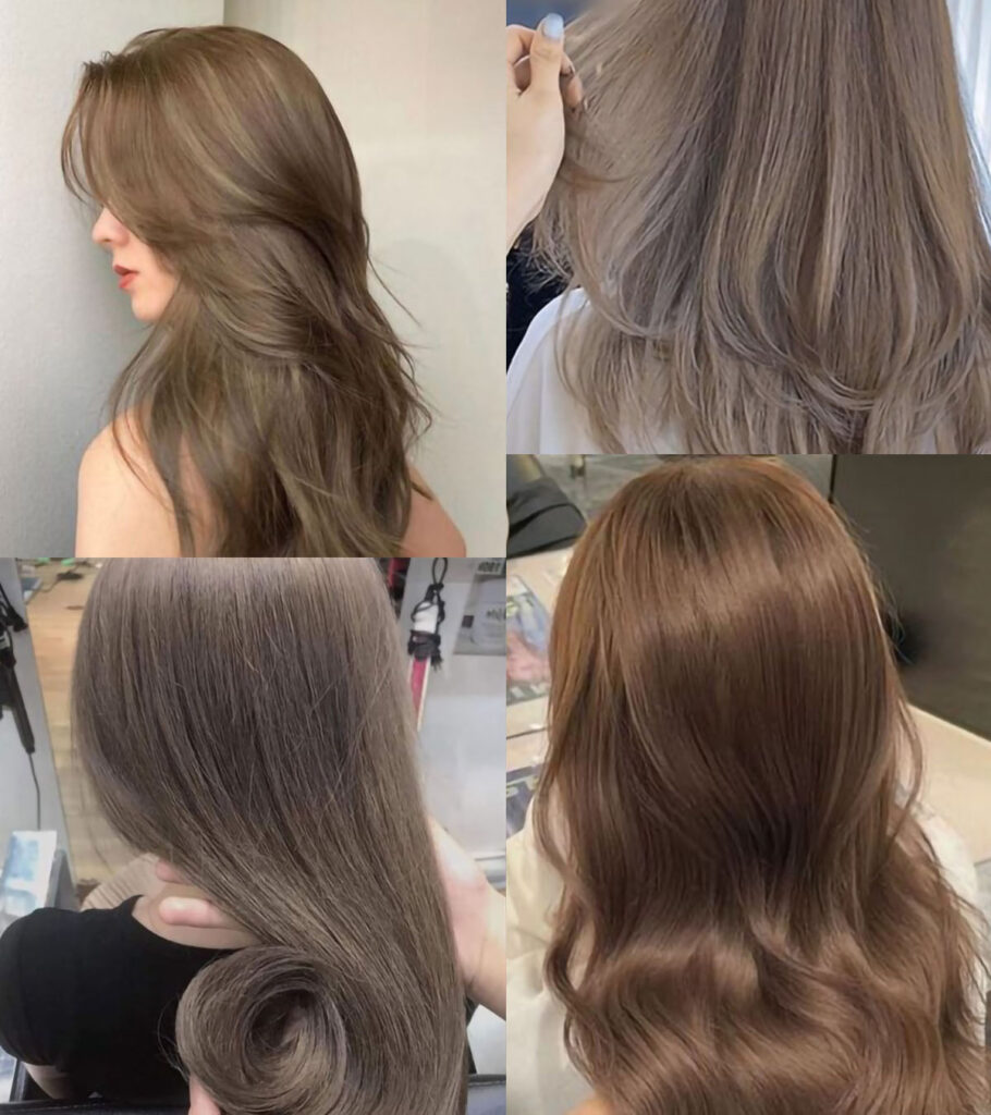 Mau toc hot trend nhom mau nau