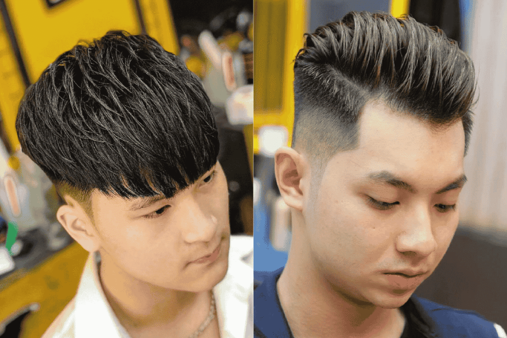 Mau toc nhuom cho hoc sinh nam