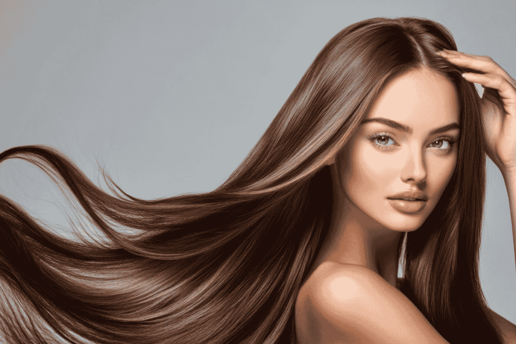 Da vang nen nhuom toc mau gi